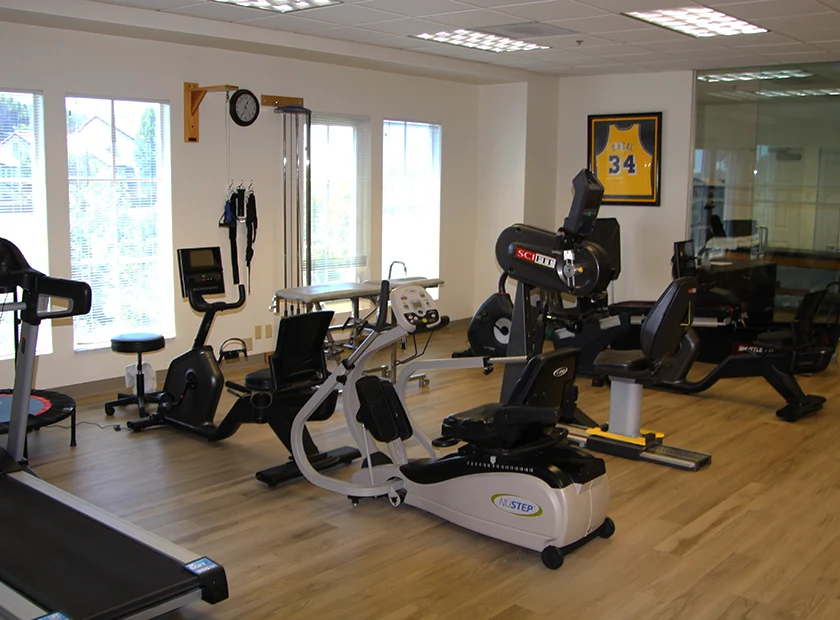 exercise and therapy equipment in the Professional Physical Therapy gym
